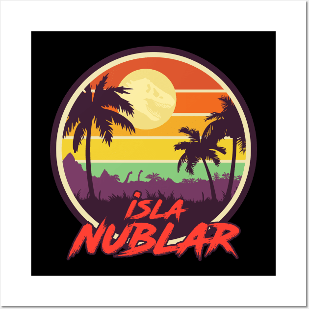 Isla Nublar Holiday Wall Art by PlatinumBastard